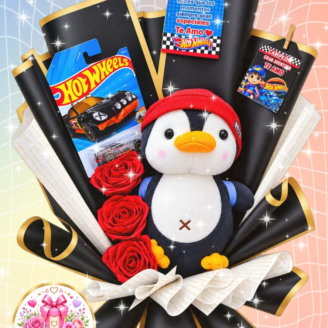 PINGUINO AMOR HOTWHEELS PINGUINO AMOR HOTWHEELS